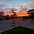 Sunset Over Back Yard Of 10408 W Ross Ave Peoria