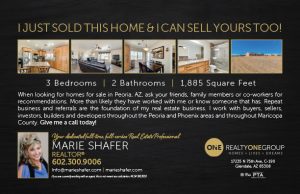 Just Sold by Marie Shafer Homes for Sale