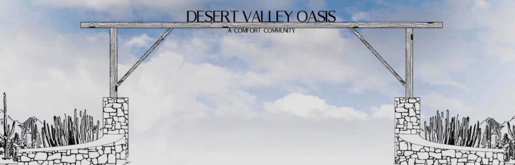 Image of Desert Valley Oasis front gate