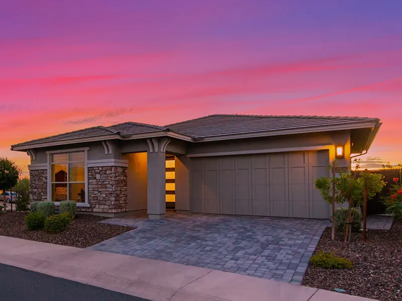 11958 W Creosote Dr Front At Dusk