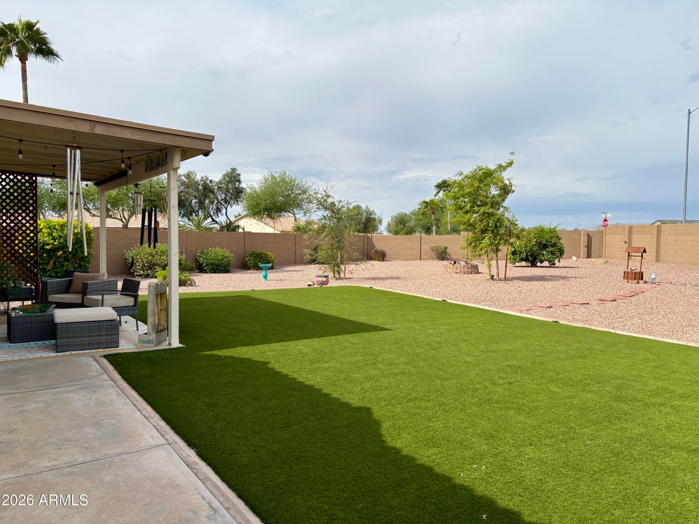 Back Yard Of 10408 W Ross Ave Peoria